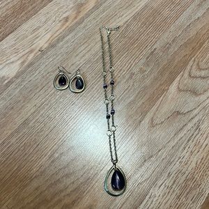 Necklace and earrings set